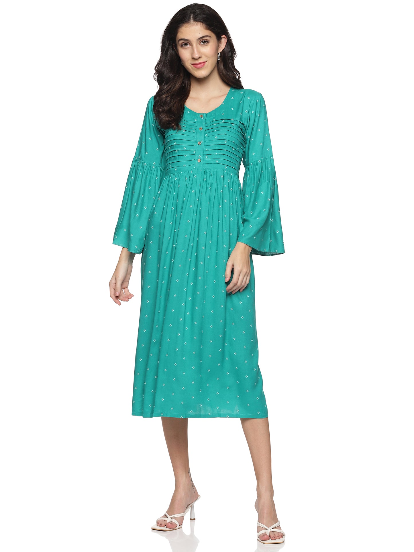 Zade Green Fabric Model