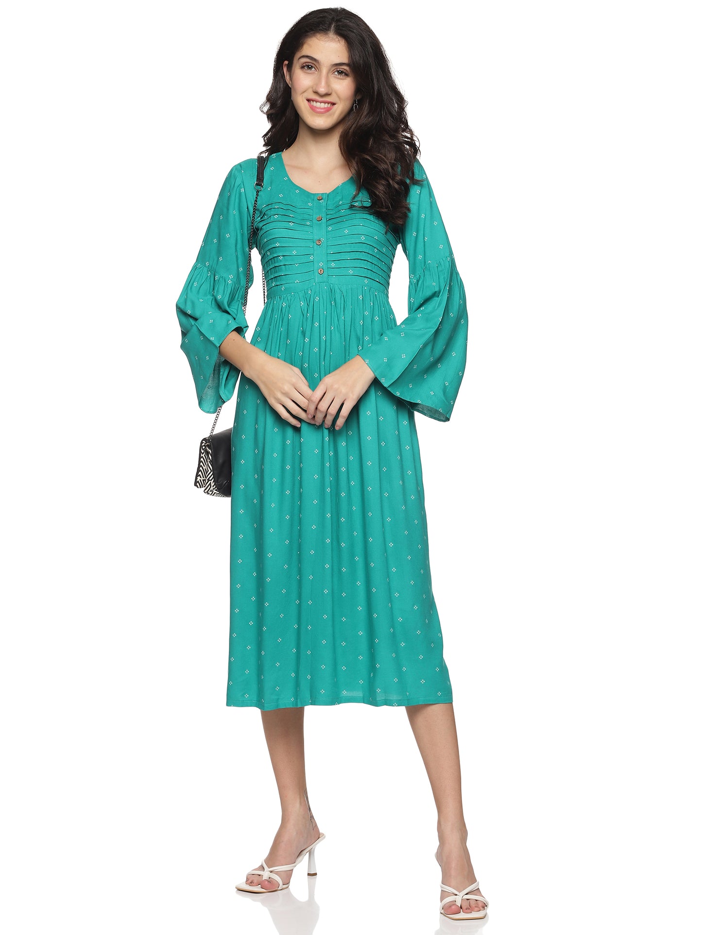 Zade Green Fabric Model