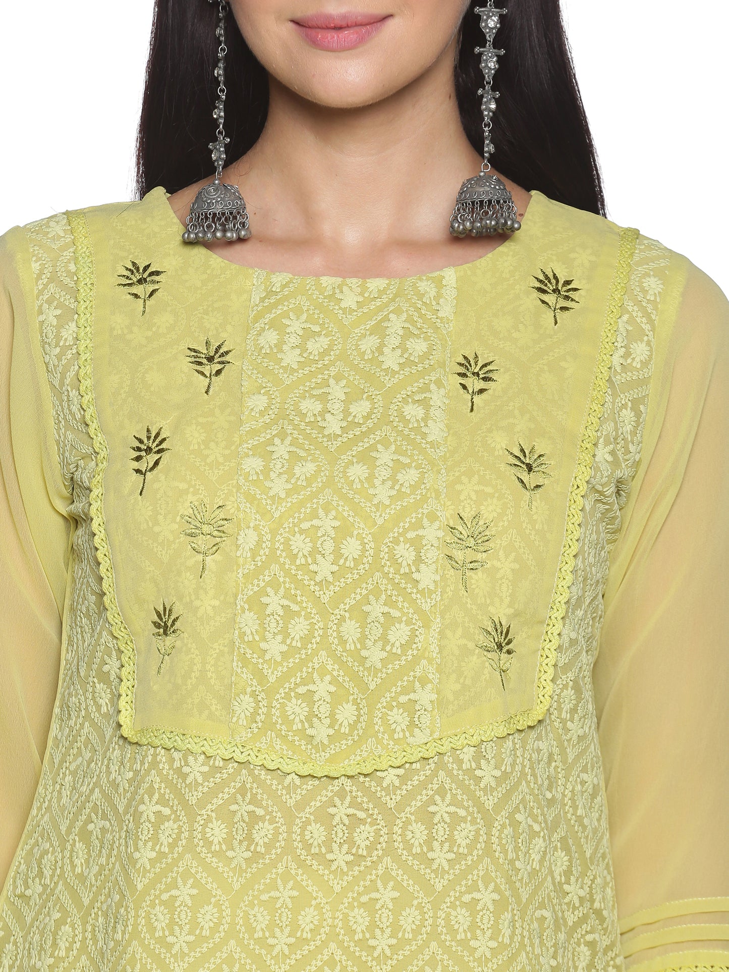 Single Kurti Green