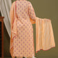 Peach & Cream Gota patti Work