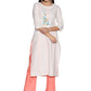 Single Kurti Cream with Khadi