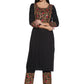 Kurti 2PC Black & Pink
