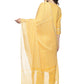 Tuskan Yellow with White Cotton Fabric 
