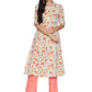 Single Kurti Cream Aline