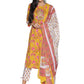 Kurti 3PC Yellow & Pink