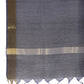 Stone Blue Khadi Silk Fabric