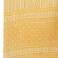 Tuskan Yellow with White Cotton Fabric 