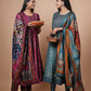 Kurti 3PC Anarkali Muslin - Sea Green