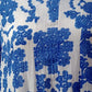 Anarkali Cotton - Blue &  white - Floral Print