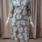 Straight Cotton Kurti - Floral Print-Pista Green