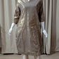 Straight Cotton Kurti -Lurix Golden colour - Round Neck with Mask